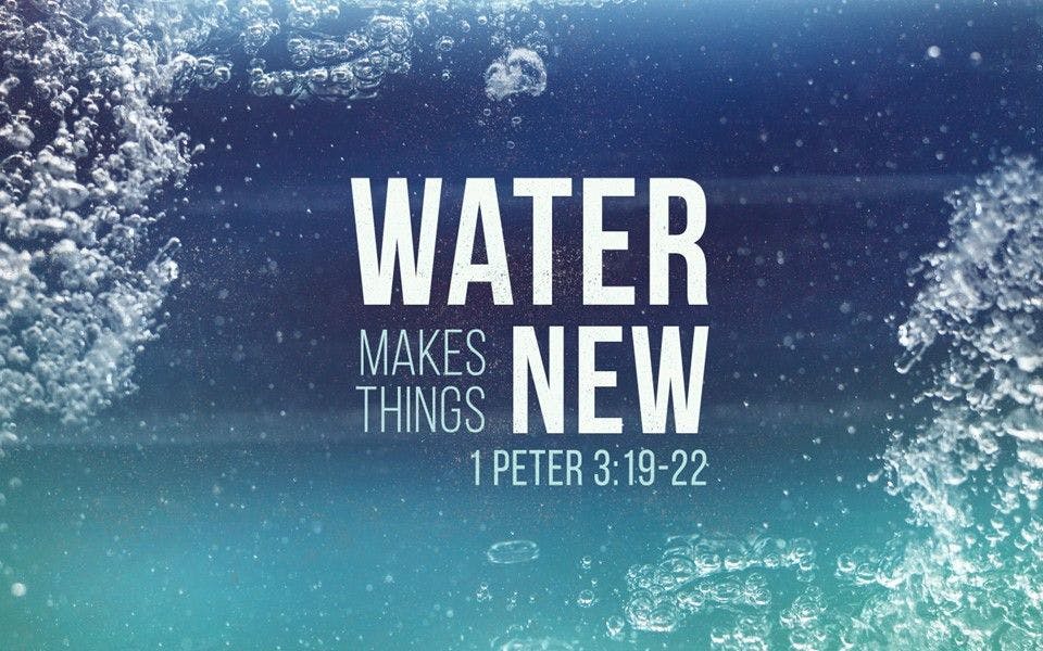 Water Makes Things New