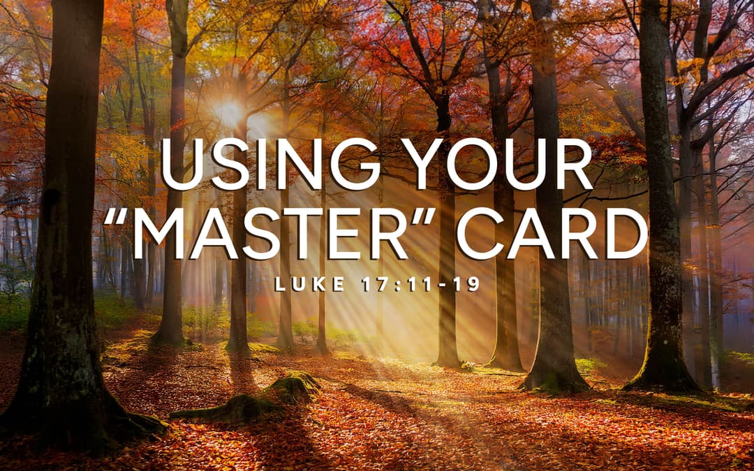 Using Your Master Card